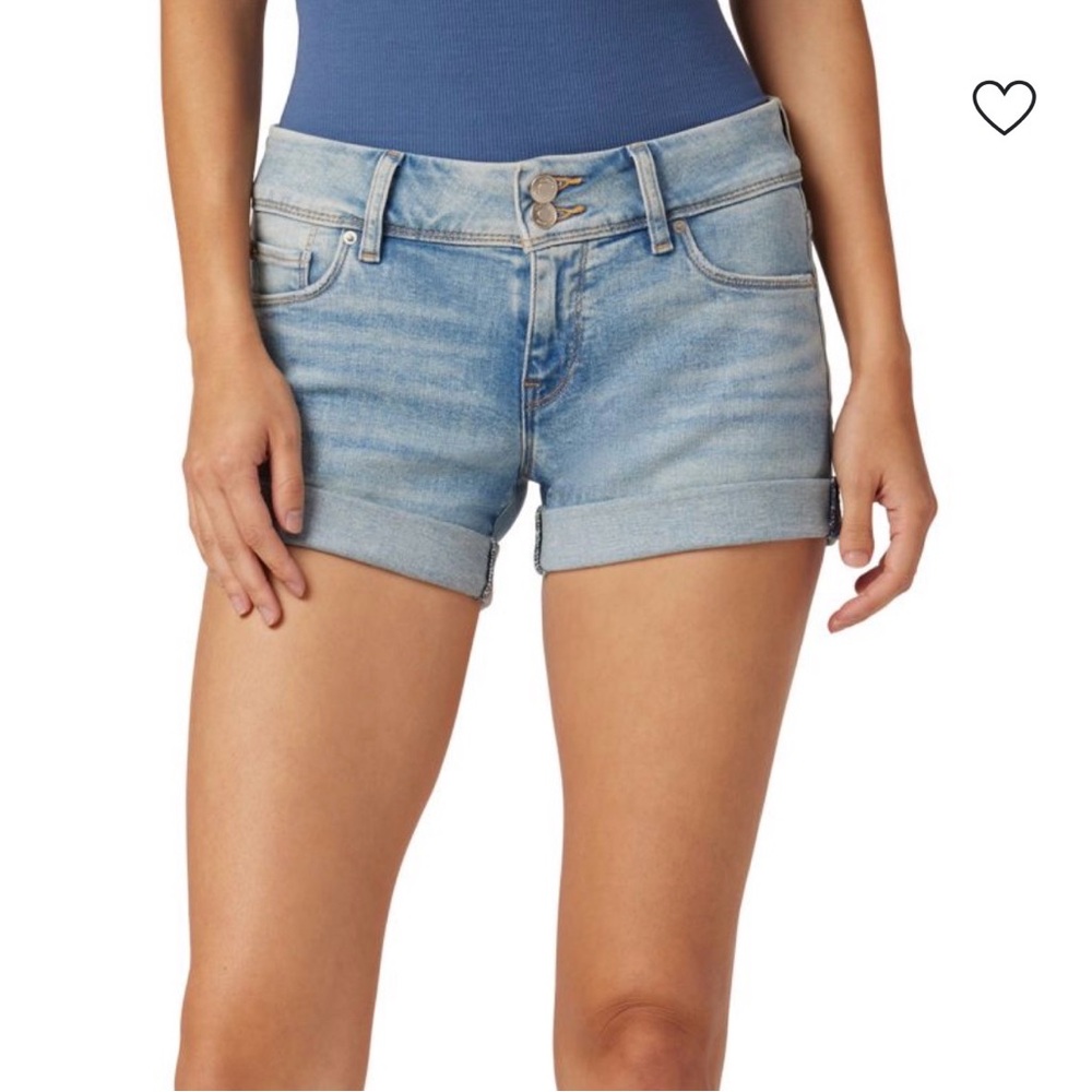 Hudson Jeans Croxley Mid-Rise Denim Shorts -  Size 32